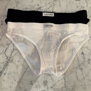 Calvin Klein panties. Set of two, size small. New without tags